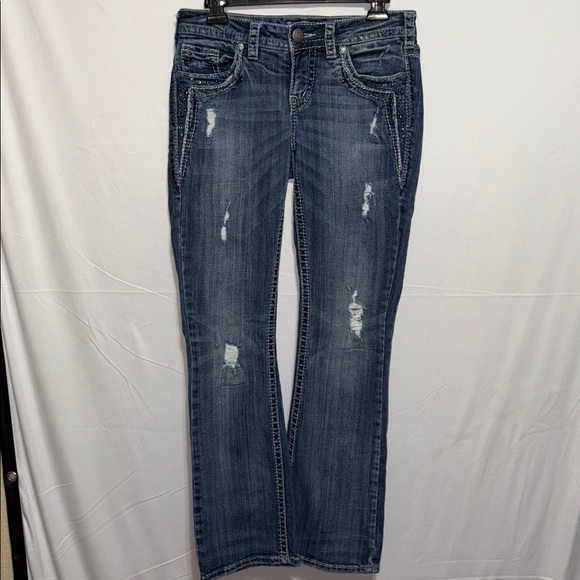 Aiko Bootcut Denim Jeans - Picture 1 of 8